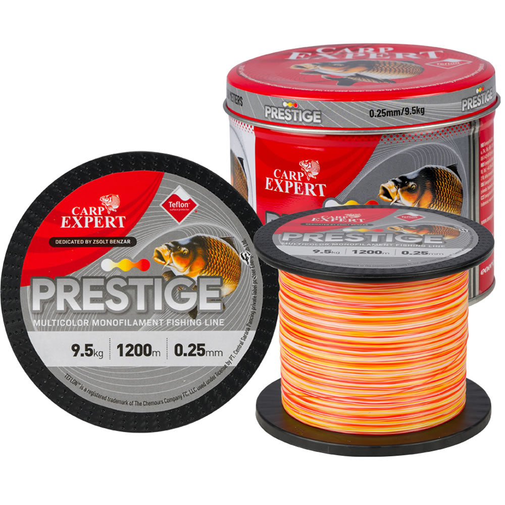 Fir Monofilament CARP EXPERT Prestige, Multicolor, Mono, 0.22mm, 7.9kg, 1200m