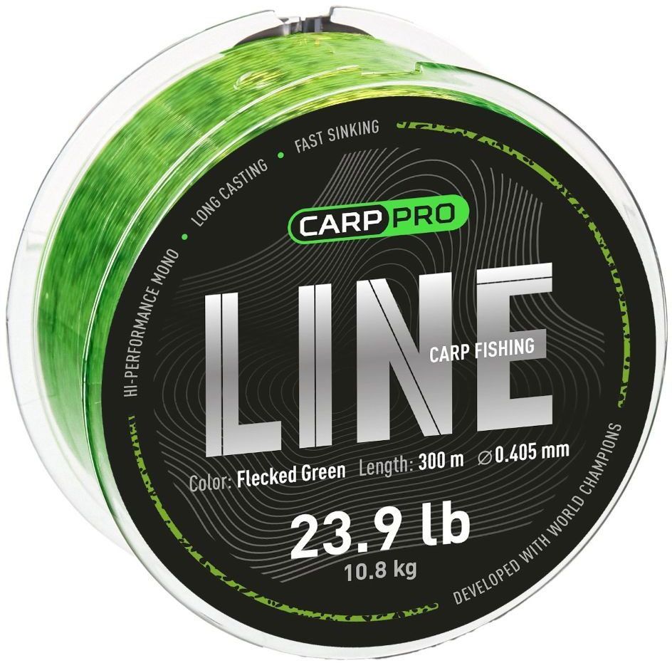 Fir Monofilament CARP PRO Flecked Green, 9.10kg, 0.37mm, 300m