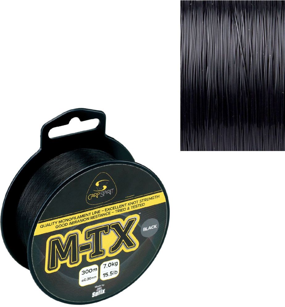 Fir Monofilament CARP SPIRIT M-TX 0.35mm, 9.5kg, 300m