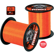 Fir Monofilament CARP ZOOM Pitbull High UV Carp Fluo Orange 1000m