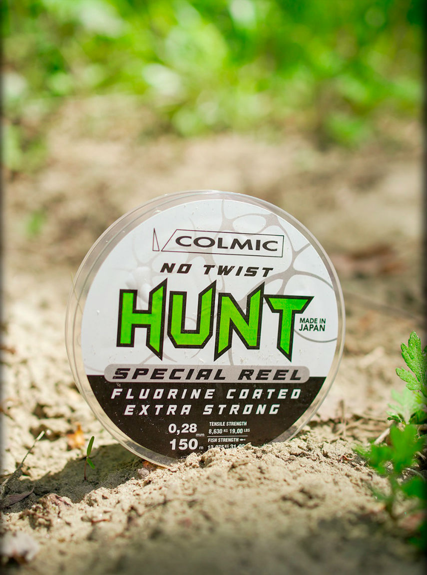 Fir Monofilament COLMIC Hunt, Green, 4.35kg, 0.188mm, 150m