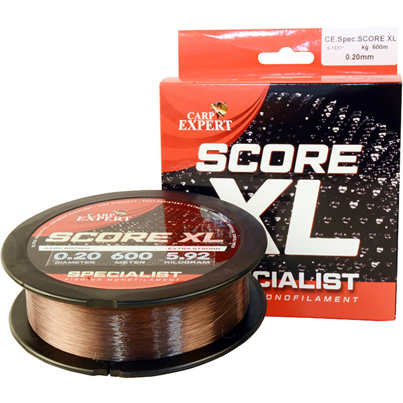 Fir Monofilament Carp Expert Specialist Score XL Dark Brown 600m