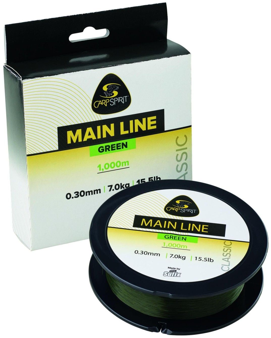 Fir Monofilament Carp Spirit Mainline Green 1000m