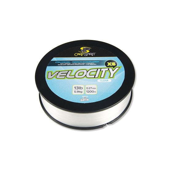 Fir Monofilament Carp Spirit Velocity XS Clear 1200m