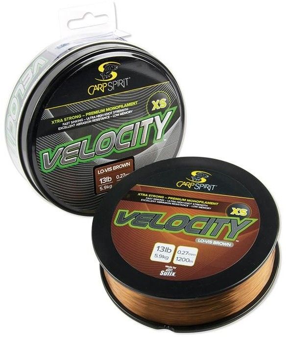 Fir Monofilament Carp Spirit Velocity XS, Lo-Vis Green, 11.8kg, 0.40mm, 5200m