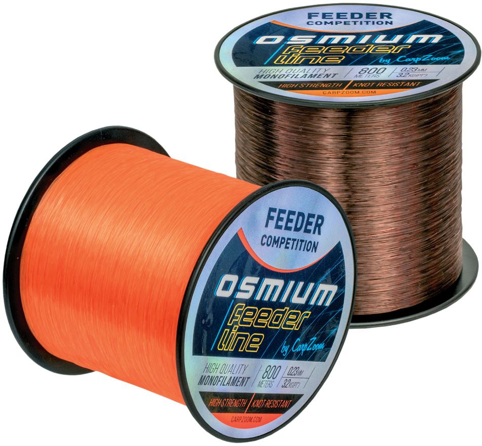 Fir Monofilament Carp Zoom Competition Osmium Feeder Brown 800m
