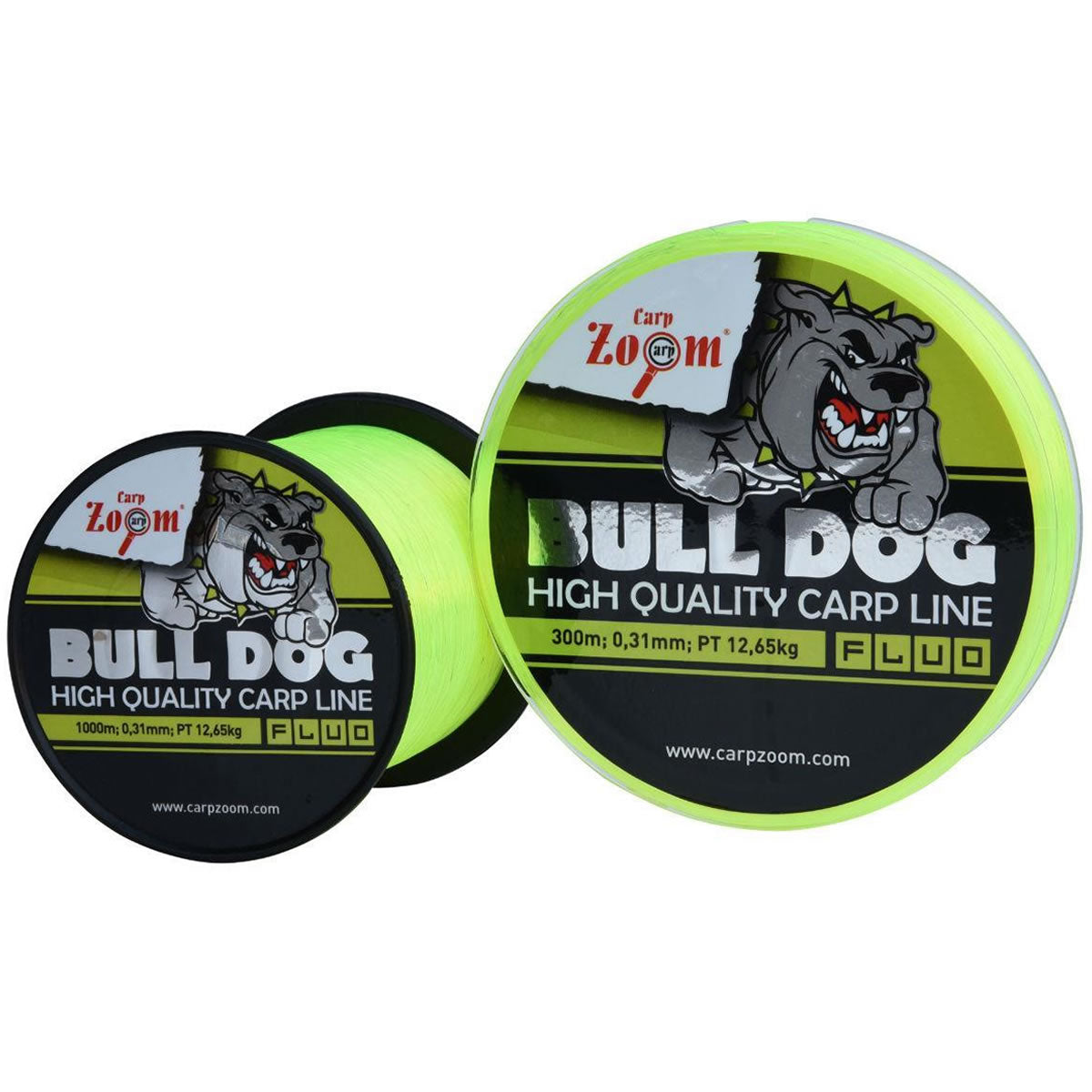 Fir Monofilament Carp Zoom Crap Bull-Dog Fluo, 1000m, 0.35mm, 15.45kg