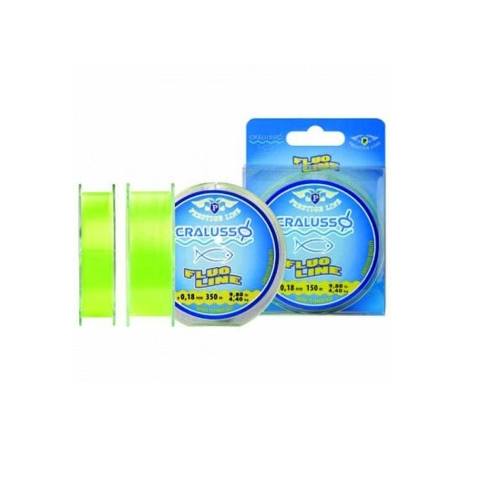 Fir Monofilament Cralusso Fluo Line Galben Fluorescent 150m 0.25mm 8.60kg 