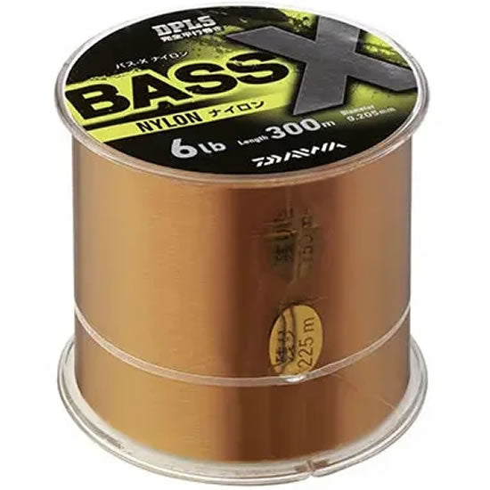 Fir Monofilament DAIWA Bass-X Nylon Brown 300m