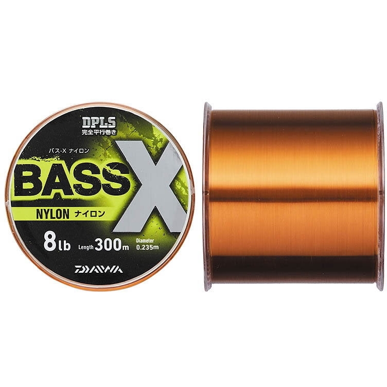 Fir Monofilament DAIWA Bass-X Nylon Brown 300m