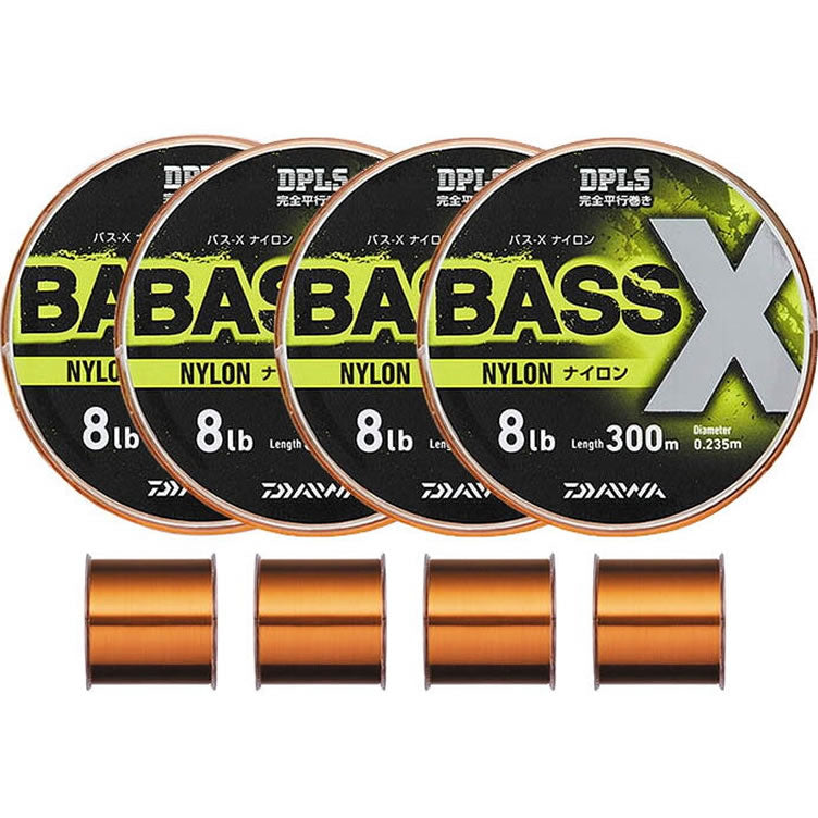 Fir Monofilament DAIWA Bass-X Nylon Brown 300m