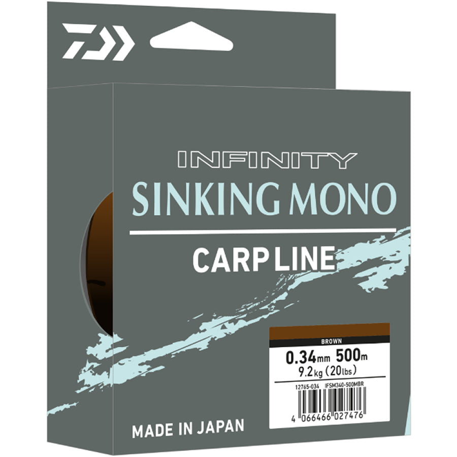 Fir Monofilament DAIWA Infinity Carp Line, Maro, 0.34mm, 9.20kg, 500m