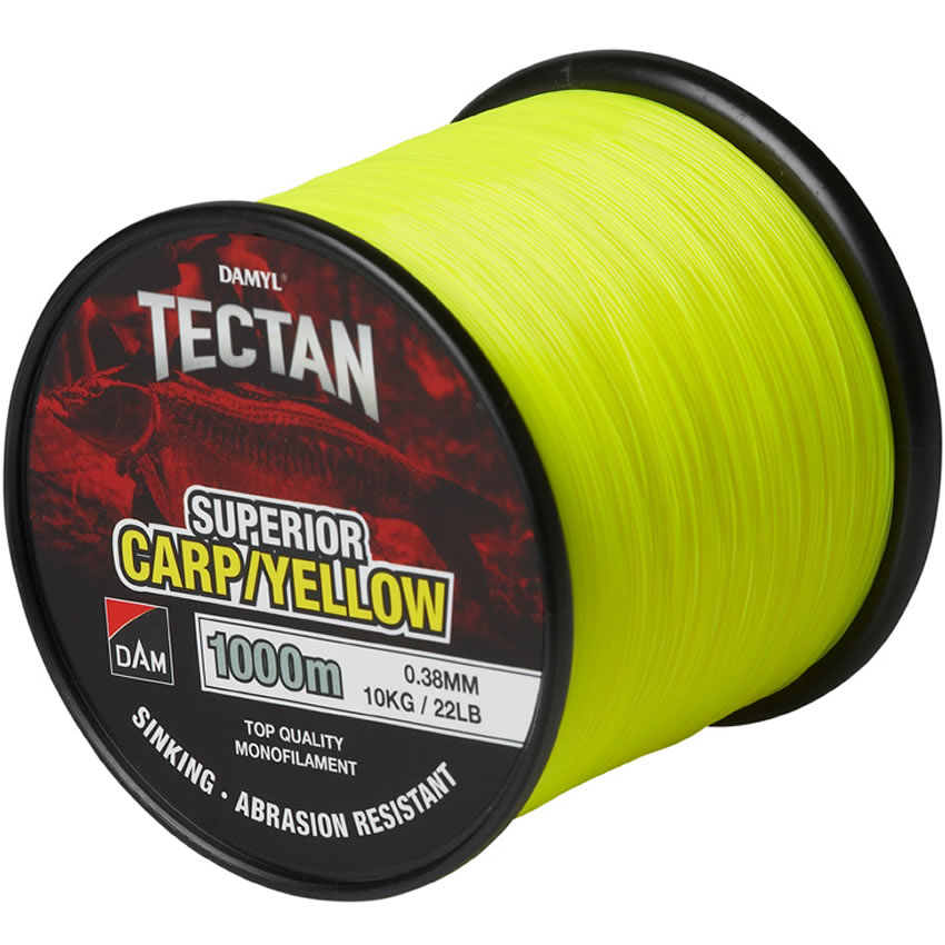 Fir Monofilament DAM Tectan Crap Yellow 1000m