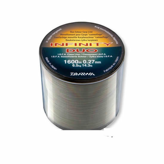 Fir Monofilament Daiwa Infinity Duo Camo 0.33mm/1060m/8.6kg