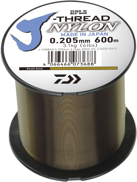 Fir Monofilament Daiwa J-Threads Khaki Gold 600m