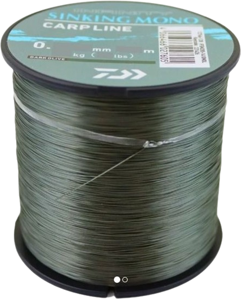 Fir Monofilament Daiwa Mono, Dark Olive, 9.2kg, 0.34mm, 500m