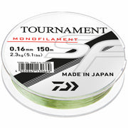 Fir Monofilament Daiwa Tournament SF 0.16mm, 2.3kg, 150m, Green