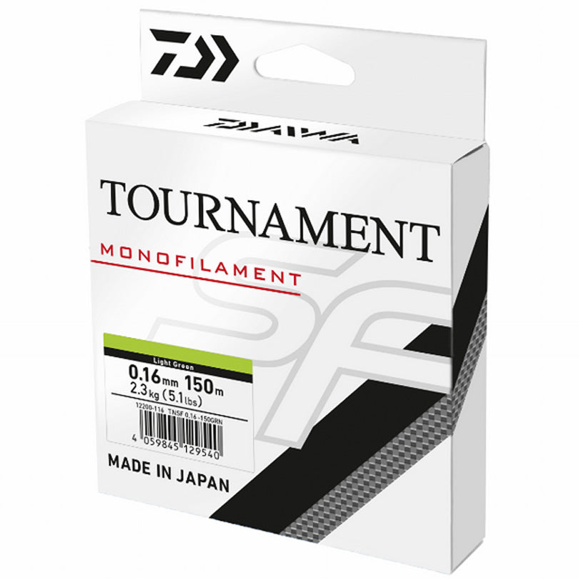 Fir Monofilament Daiwa Tournament SF 0.20mm, 3.5kg, 150m, Green