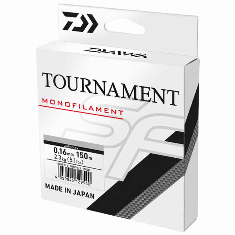 Fir Monofilament Daiwa Tournament SF 0.26mm, 5.7kg, 150m, Grey