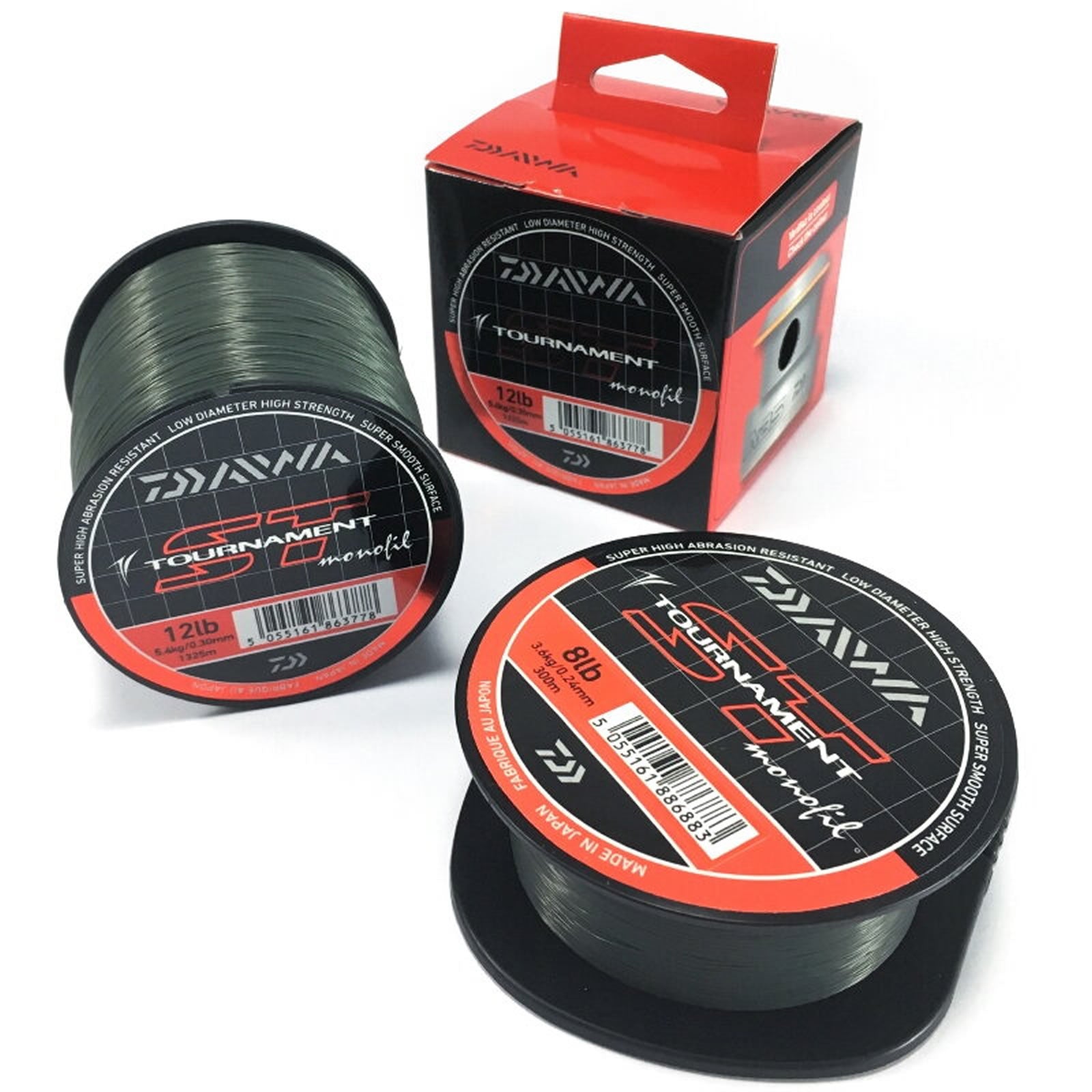 Fir Monofilament Daiwa Tournament ST 300m, 0.21mm, 6lb/2.72kg