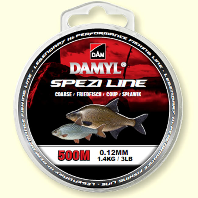 Fir Monofilament Damyl Spezi Line Coarse Transparent 500m