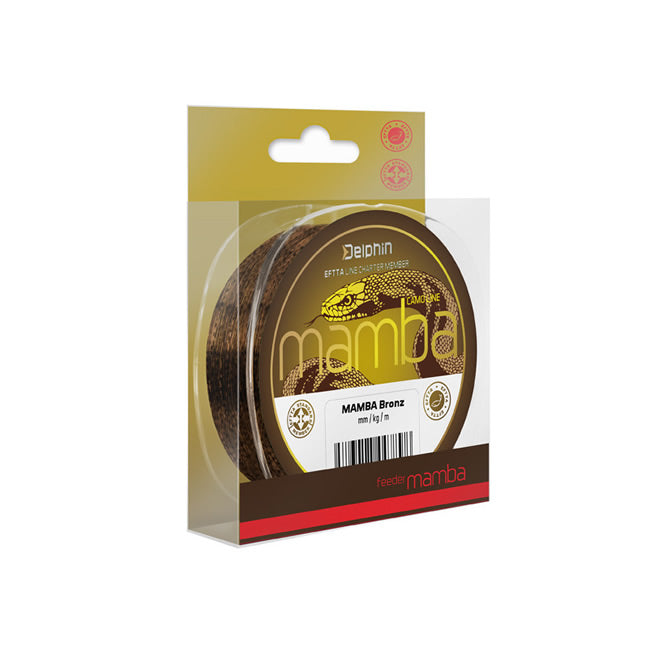 Fir Monofilament Delphin MAMBA Feeder  Bronz 0.23mm 4.3kg 300m