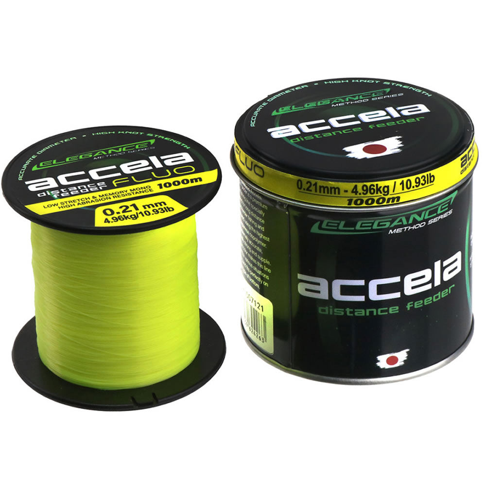 Fir Monofilament FORMAX Accela Distance Feeder Galben Fluo 1000m