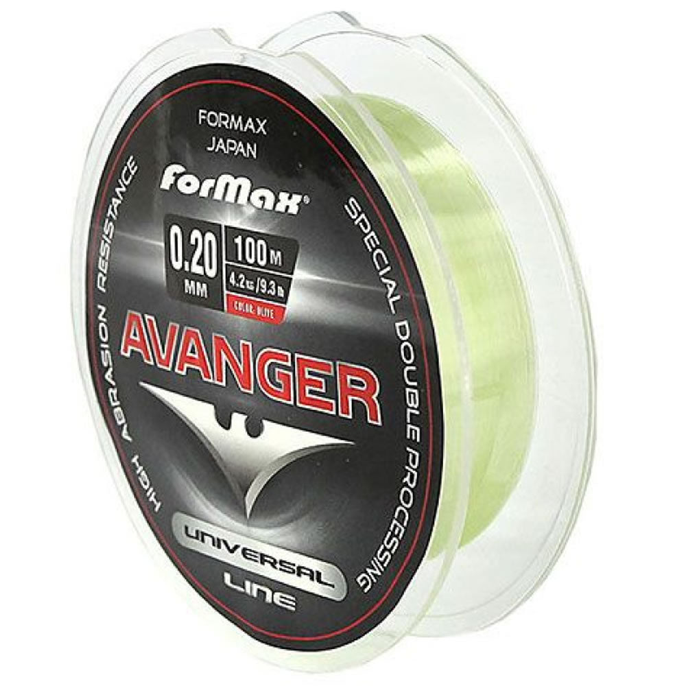 Fir Monofilament FORMAX Avanger, Olive, 4.90kg, 0.22mm, 100m