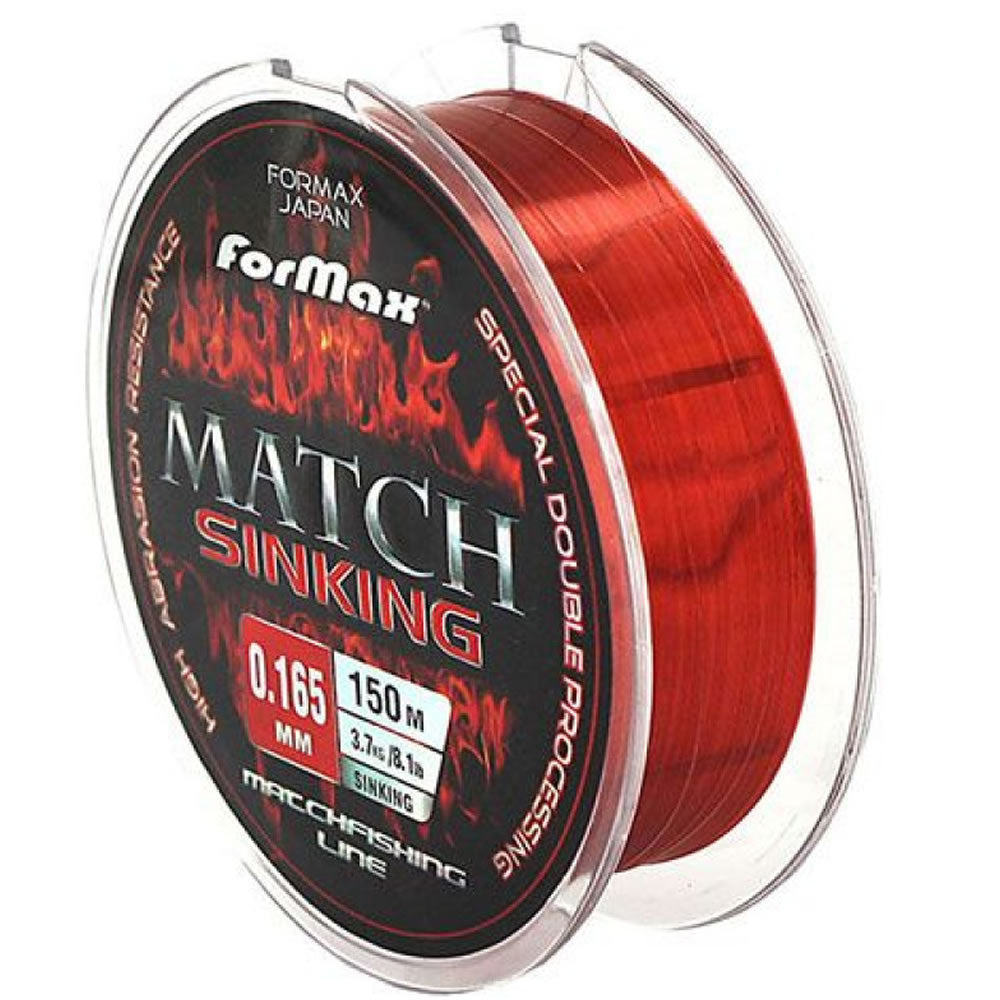 Fir Monofilament FORMAX Match Sinking Dark Red 150m