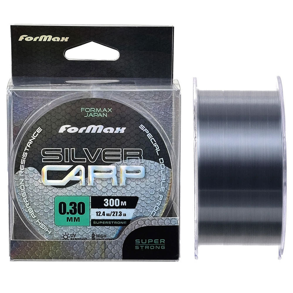 Fir Monofilament FORMAX Silver Carp Gri 300m