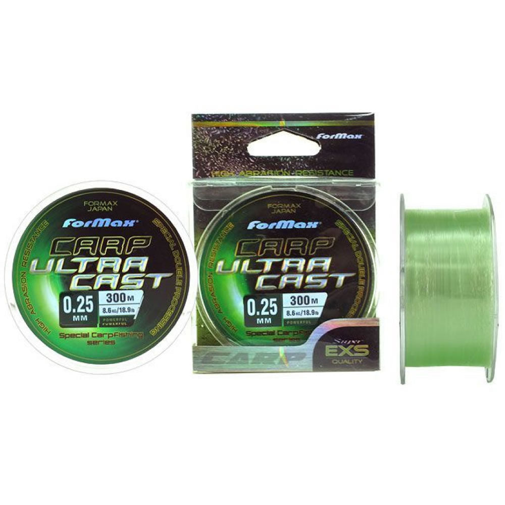 Fir Monofilament FORMAX Ultra Cast, Green, 14.60kg, 0.35mm, 300m