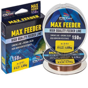 Fir Monofilament Falcon Max Feeder Sinking, Brown, 150m 0.25mm 8.40kg