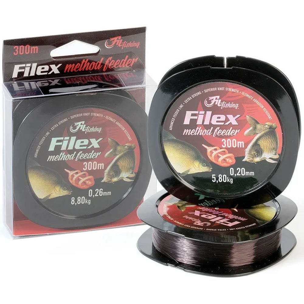 Fir Monofilament Filfishing Filex Method Feeder Dark Brown 300m