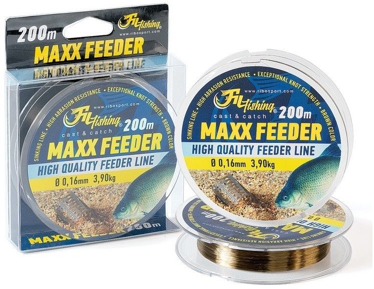 Fir Monofilament Filfishing Maxx Feeder Brown 200m