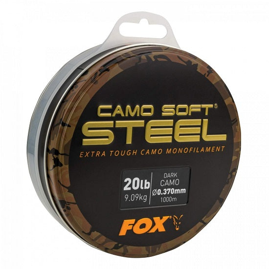 Fir Monofilament Fox Soft Steel Camo Dark 1000m 0.30mm 5.90kg