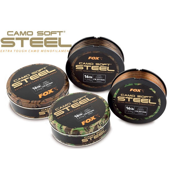 Fir Monofilament Fox Soft Steel Camo Light 1000m 0.35mm 8.18kg