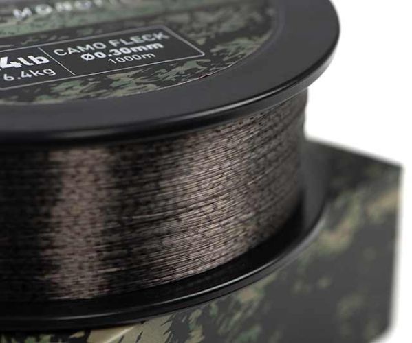 Fir Monofilament Fox Soft Steel Fleck, Camo, 8.2kg, 18lbs, 0.35mm, 1000m