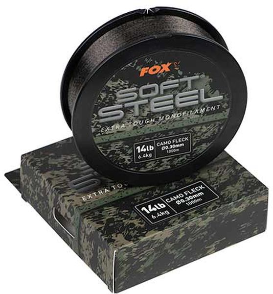 Fir Monofilament Fox Soft Steel Fleck, Camo, 8.2kg, 18lbs, 0.35mm, 1000m