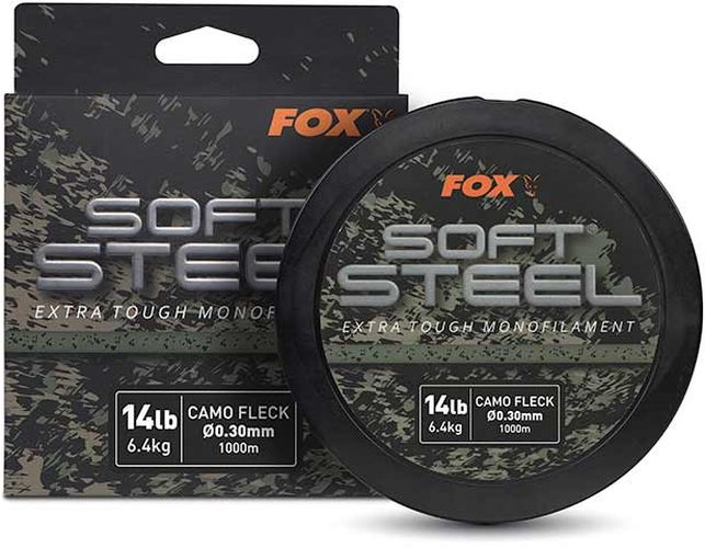 Fir Monofilament Fox Soft Steel Fleck, Camo, 8.2kg, 18lbs, 0.35mm, 1000m