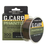 Fir Monofilament GOLDEN CATCH G Carp Phantom 3D Invisible 300m