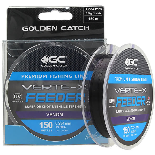 Fir Monofilament Golden Catch Verte-X Feeder Venom 150m