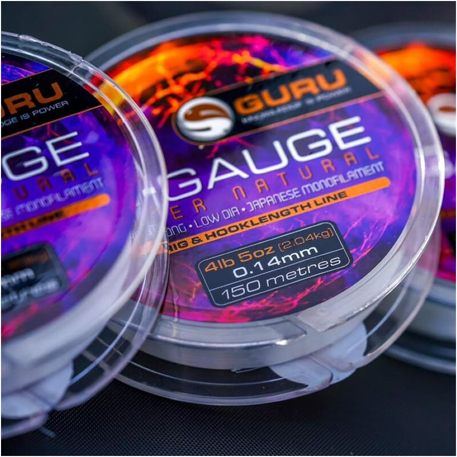Fir Monofilament Guru N-Guage Super Natural Clear 150m