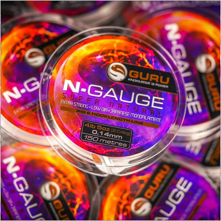 Fir Monofilament Guru N-Guage Super Natural Clear 150m