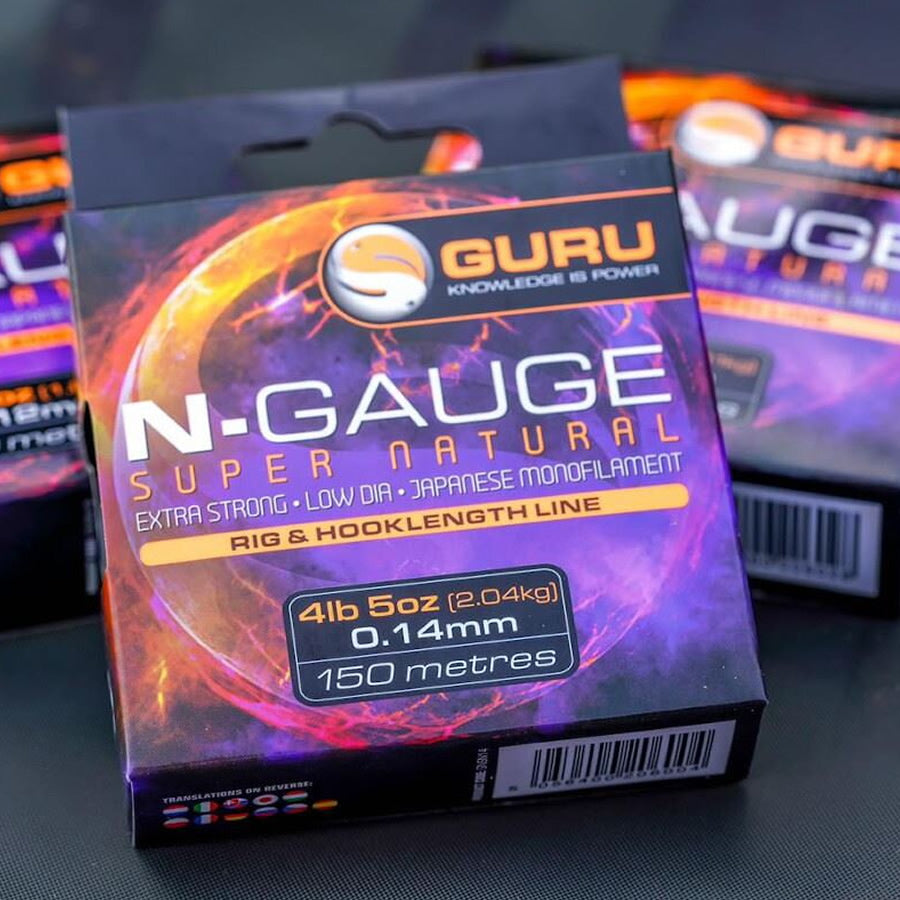 Fir Monofilament Guru N-Guage Super Natural Clear 150m