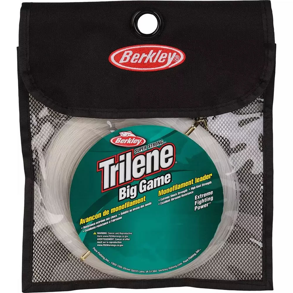 Fir Monofilament Inaintas BERKLEY Trilene Big Game, 130lbs/58.9kg, 100m