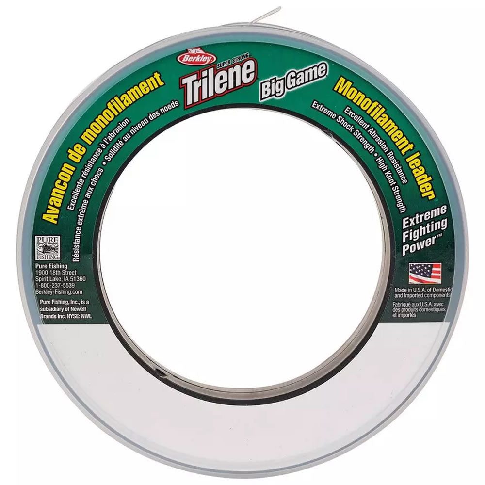 Fir Monofilament Inaintas BERKLEY Trilene Big Game, 80lbs/36.2kg, 50m