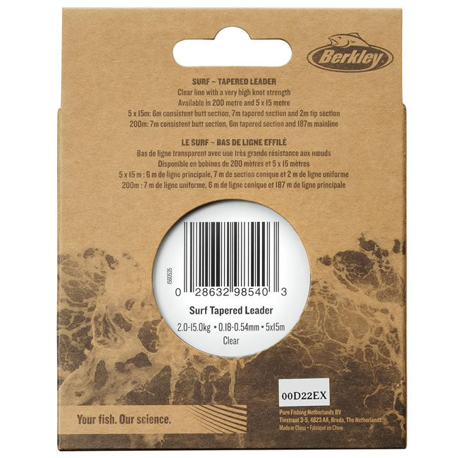 Fir Monofilament Inaintas Conic BERKLEY Nautil Tapared Transparent 5X15m/75m