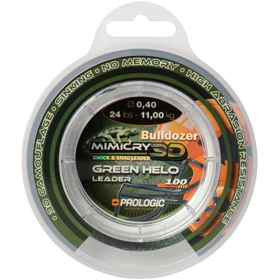 Fir Monofilament Inaintas PROLOGIC Leader Mimicry Green Helo 100m