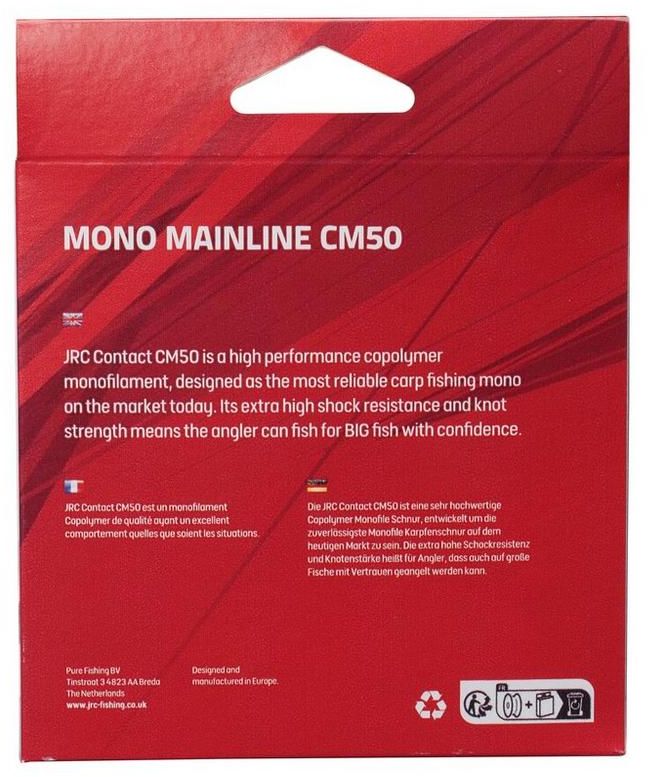 Fir Monofilament JRC Contact CM50 Crap, Brown, 8kg, 0.30mm, 1200m