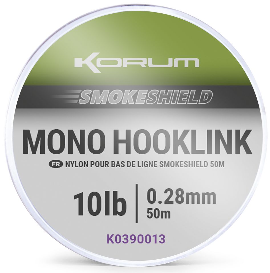 Fir Monofilament KORUM Smokeshield Mono Hooklink 50m